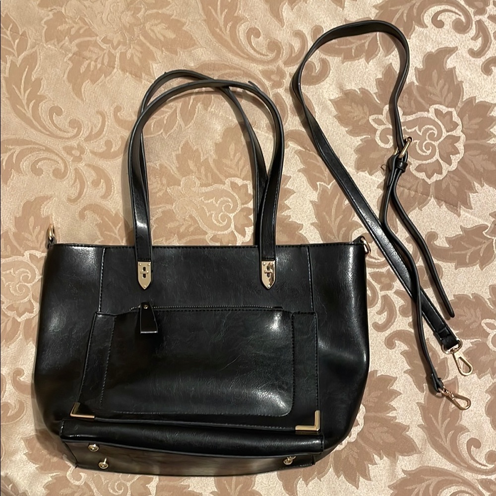 Elegant Black Tote Bag